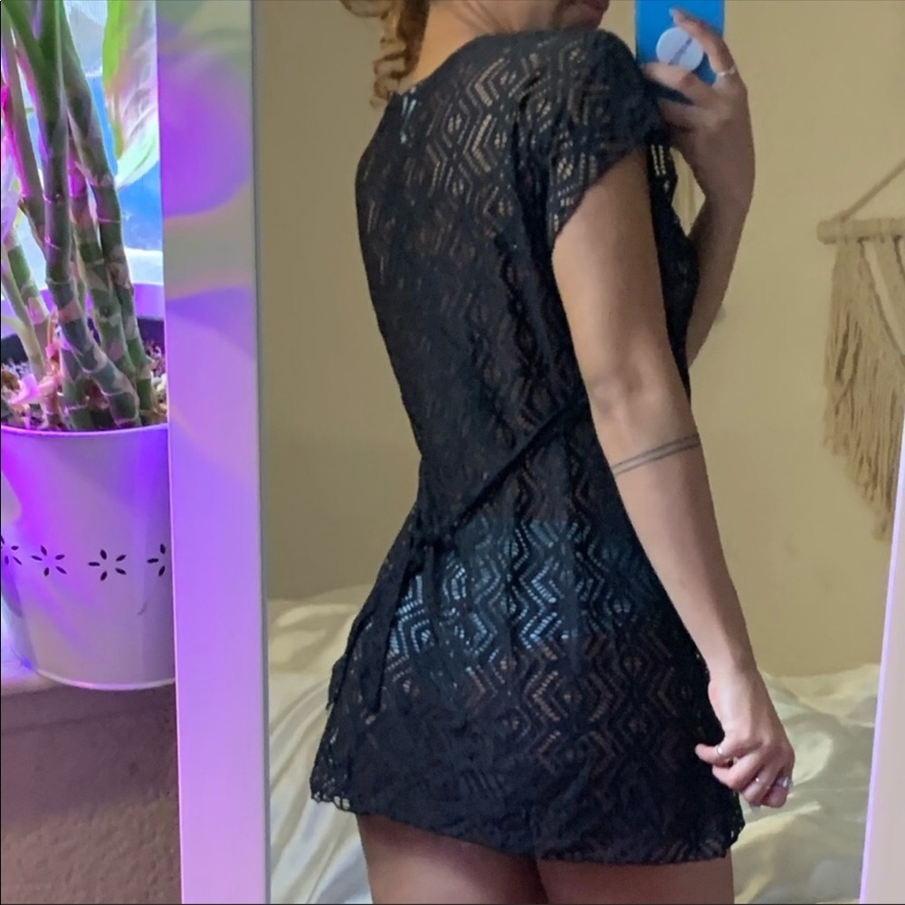 Black Swim Cover Up